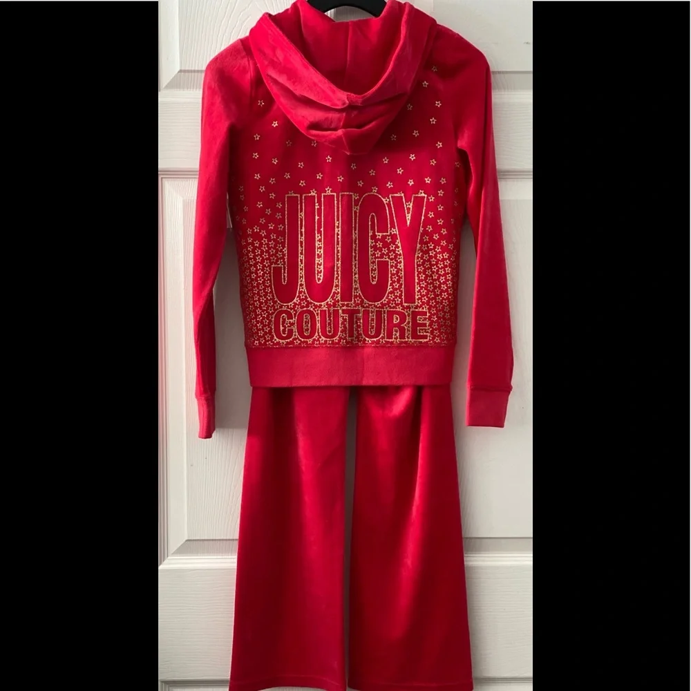 NWT JUICY COUTURE Girls 2 Piece POPPY Original Jacket   end Pants